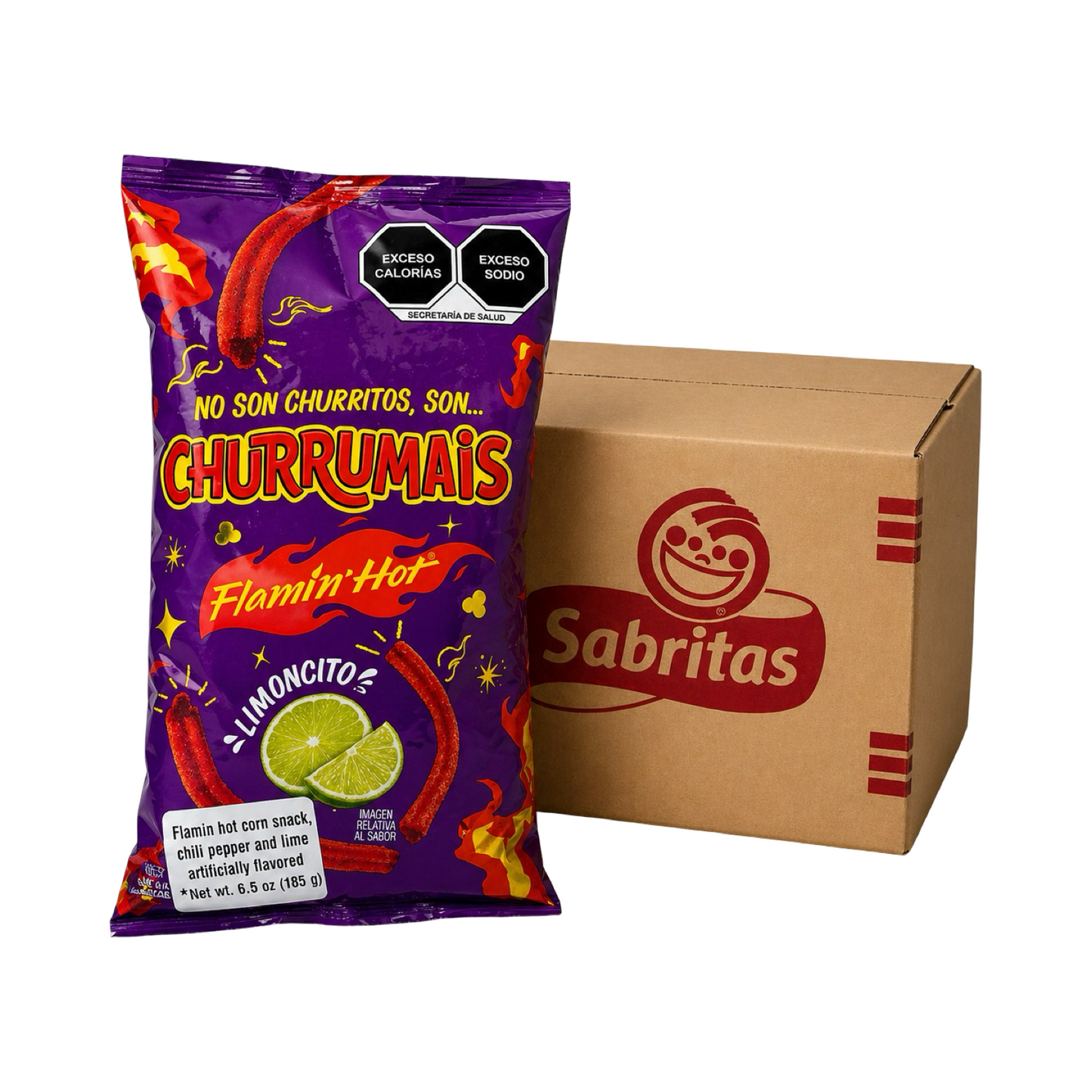 Churrumais Flamin Hot (185g) 24pc