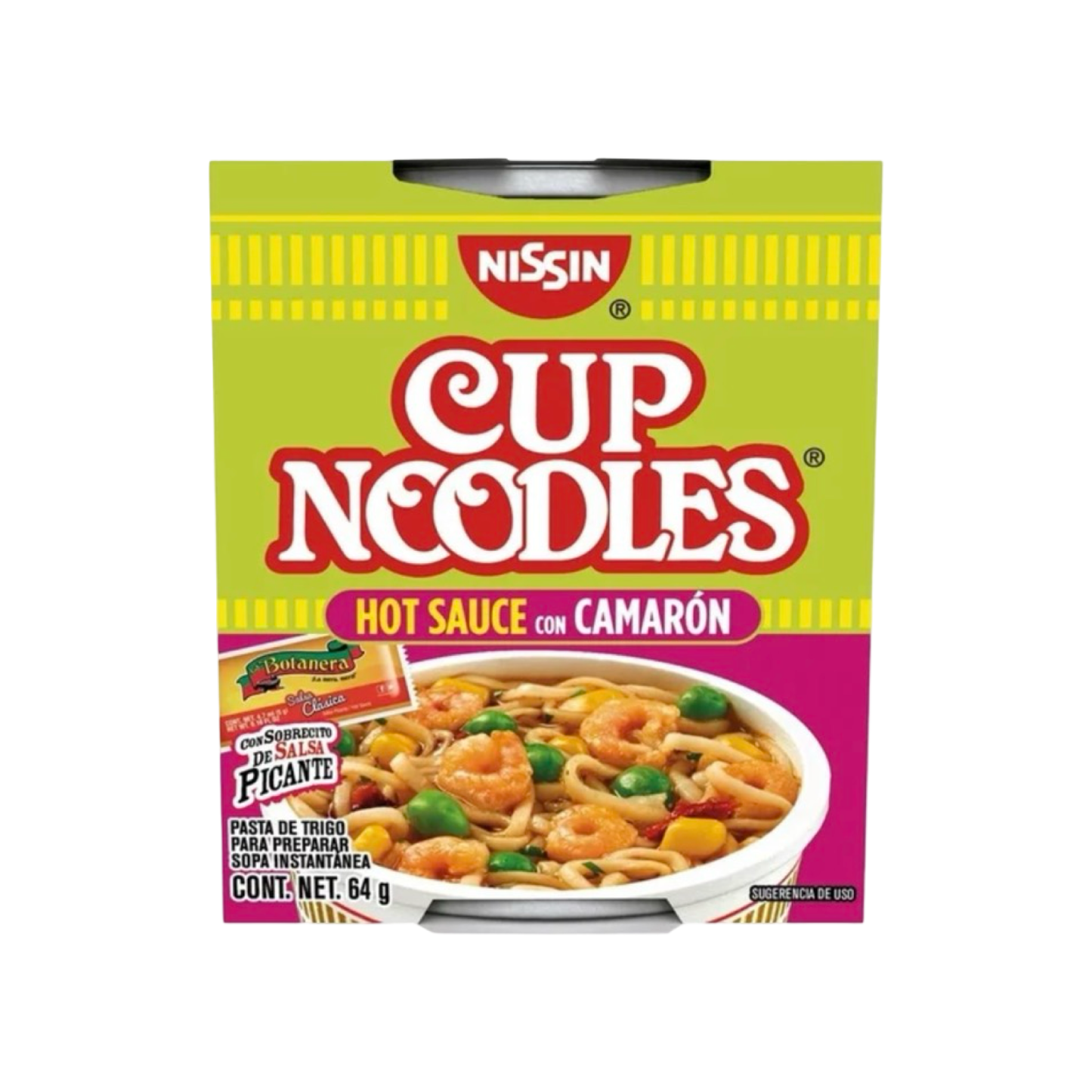 Cups Noodle Hot Sauce Camarón (64g)