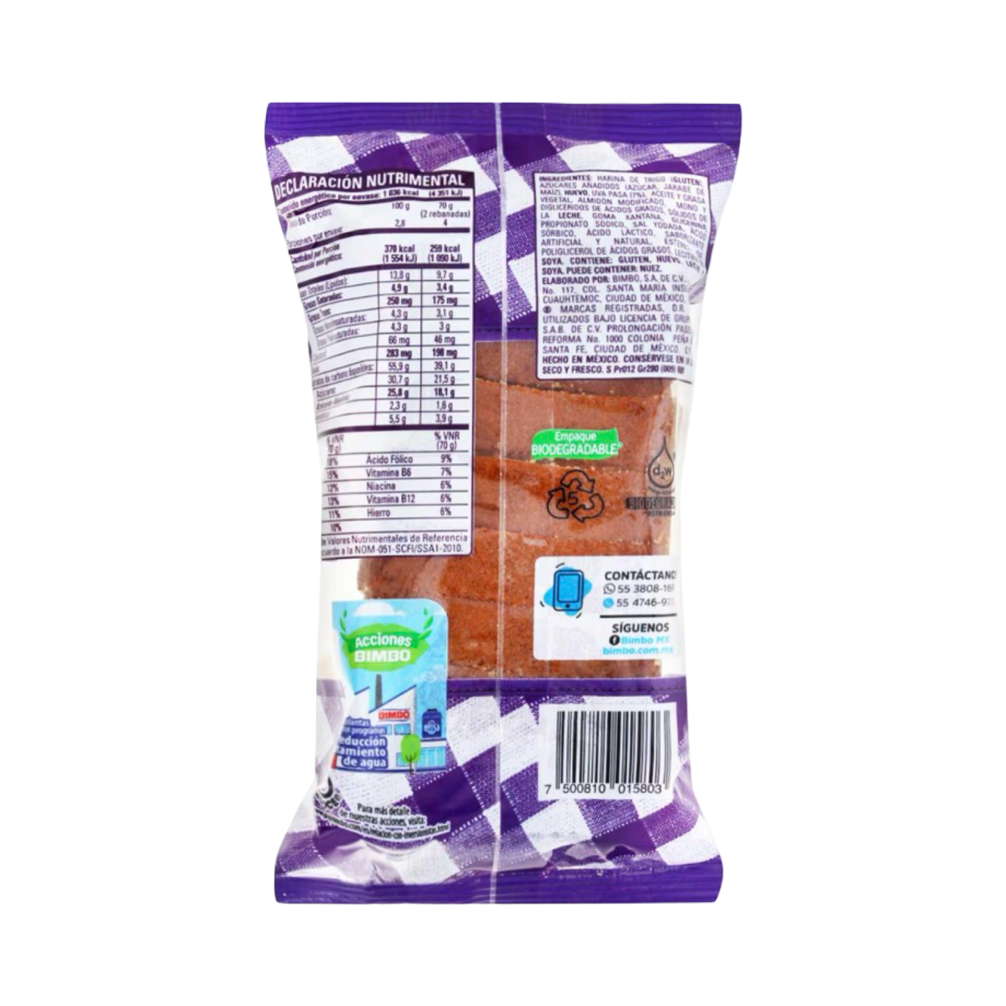 PanQue Pasas (255g)