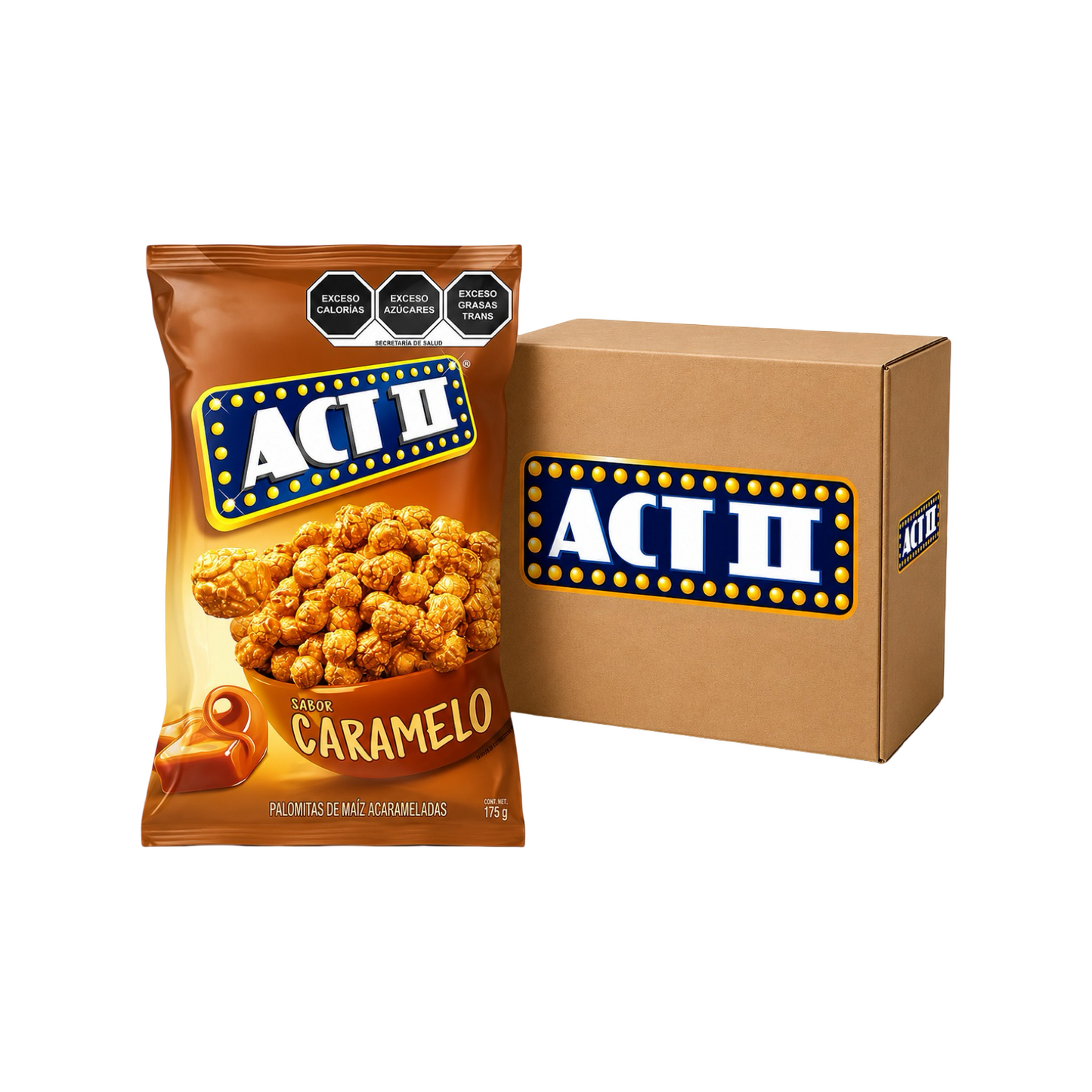 Act II Caramelo (175g) 12pc