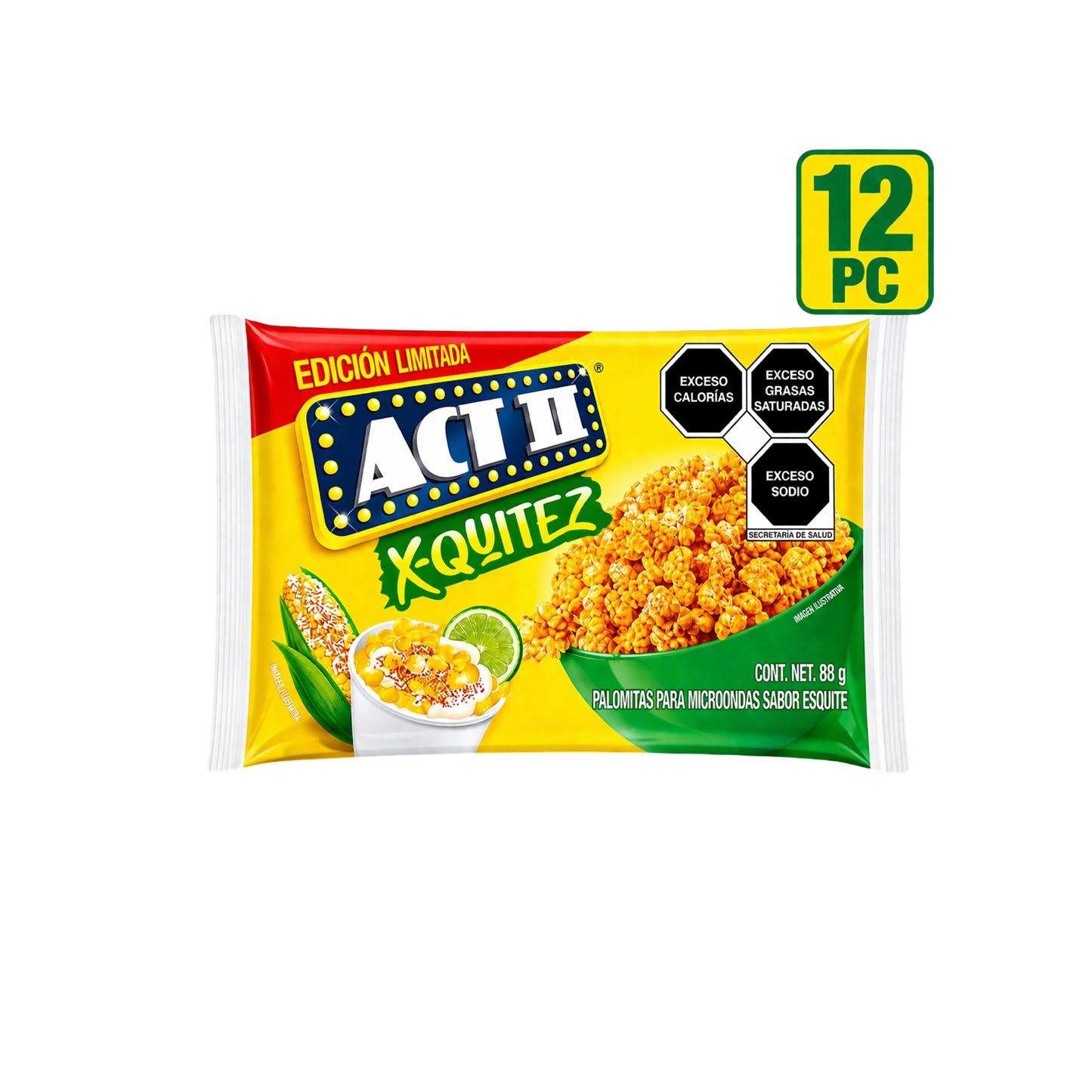 ACT II X-Quitez (88g) 12pc