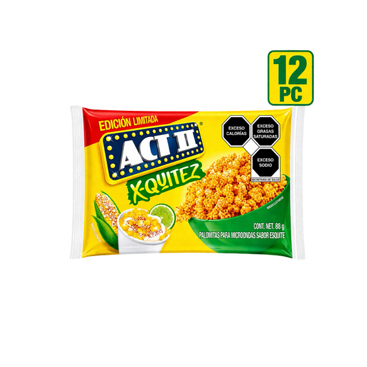 ACT II X-Quitez (88g) 12pc