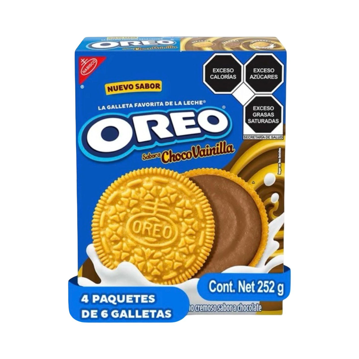 Oreo Choco Vainilla 4 packs of 6