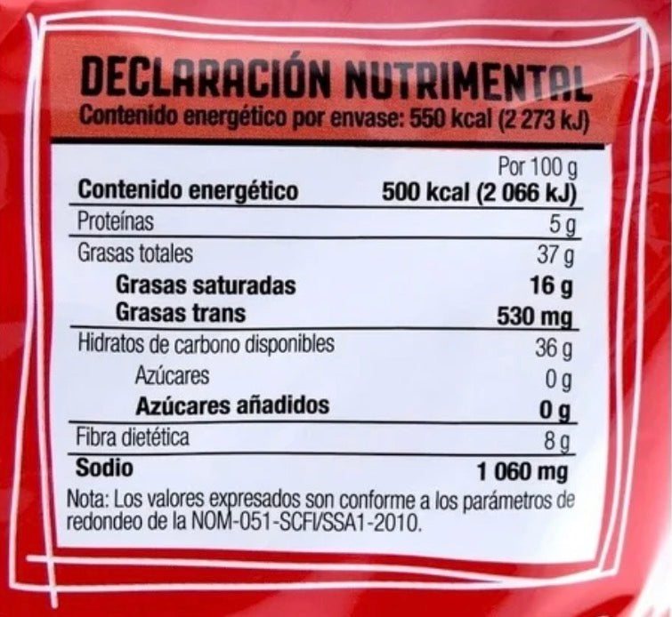 Act II Chile y Limon (110g)