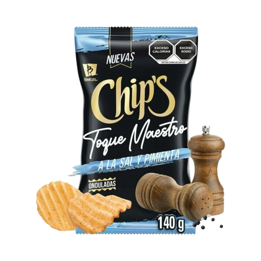 Chips Toque Maestro A La Sal y Pimienta (160g)