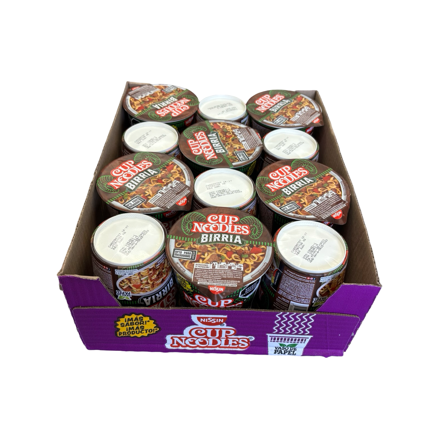 Cups Noodles Birria 12pc (70g)