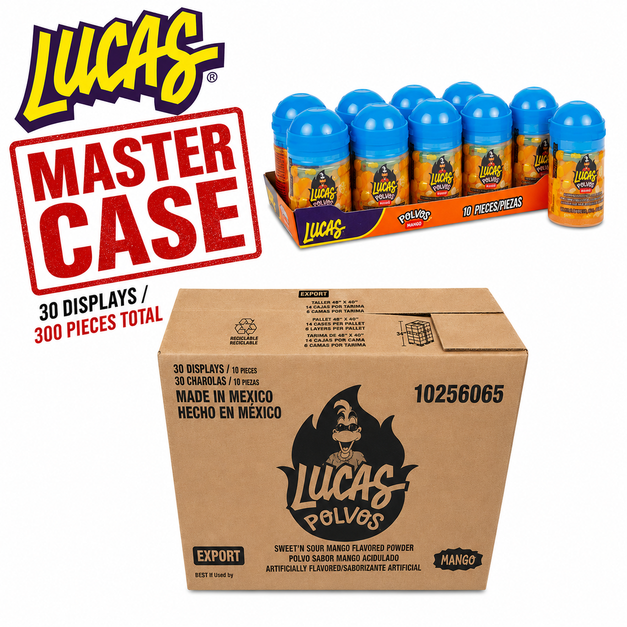 Lucas Baby Polvo Mango Master Case (30x10pc)