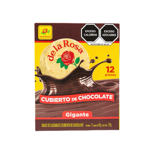 De la Rosa Mazapán Covered in Chocolate 12pc