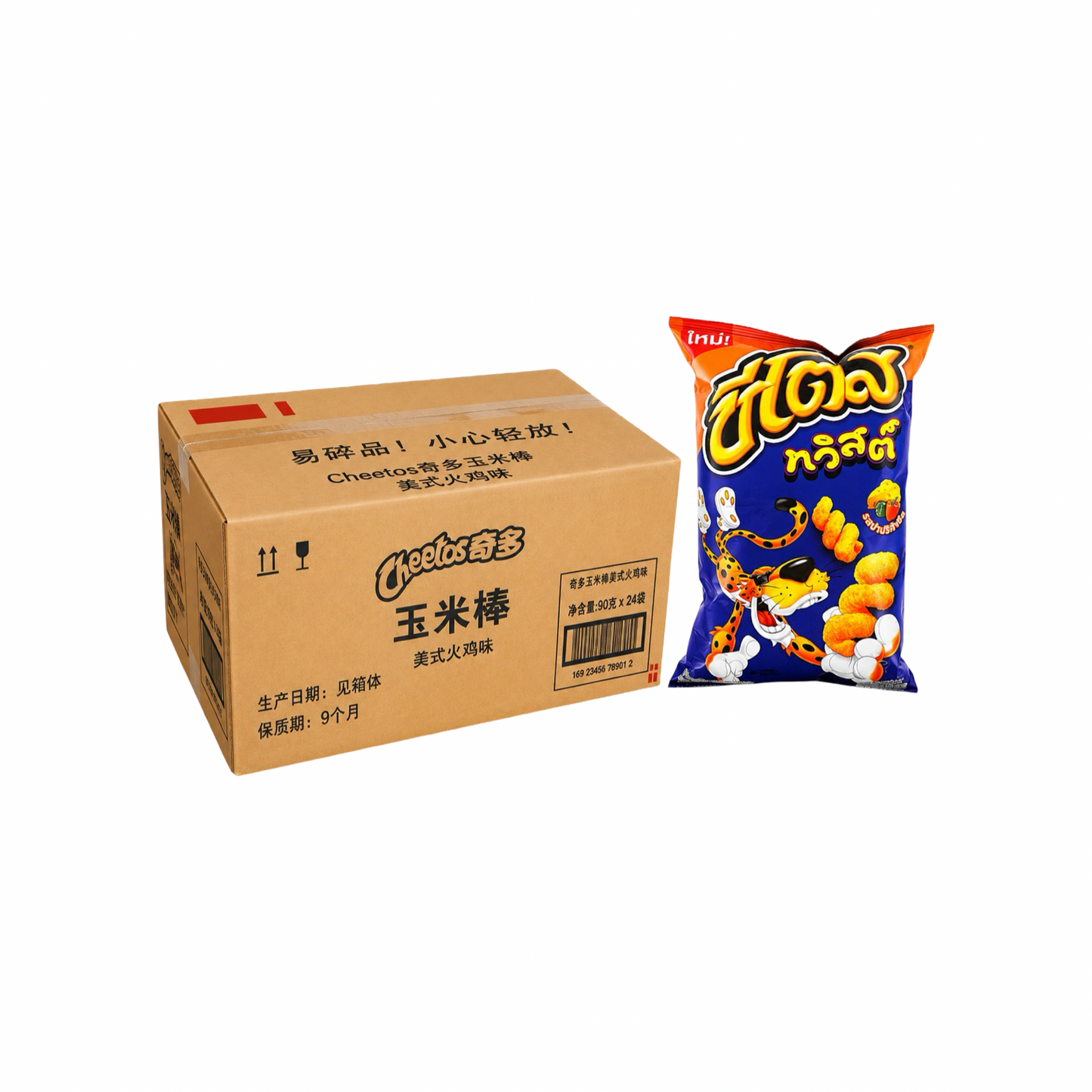 Cheetos Twists Cheese Paprika (2.25oz) 12pc