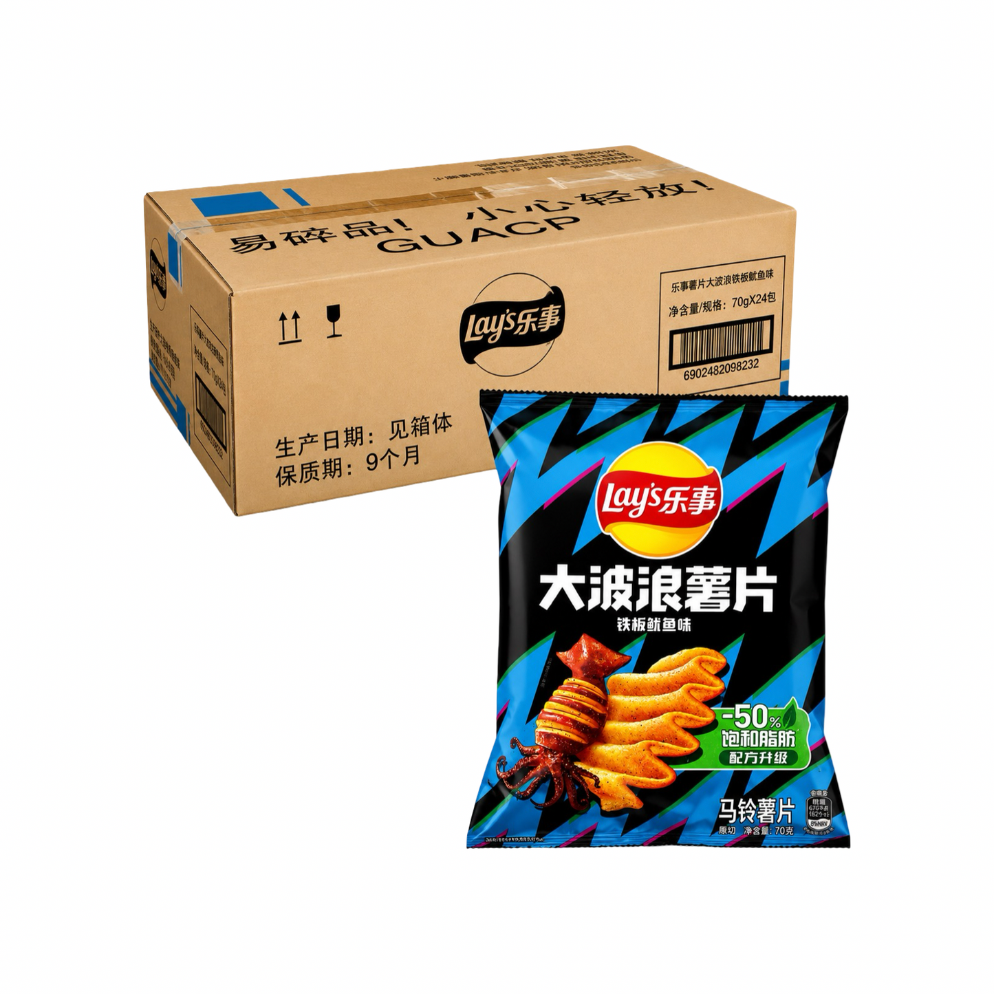 Lays Grilled Squid (2.46oz) 24pc