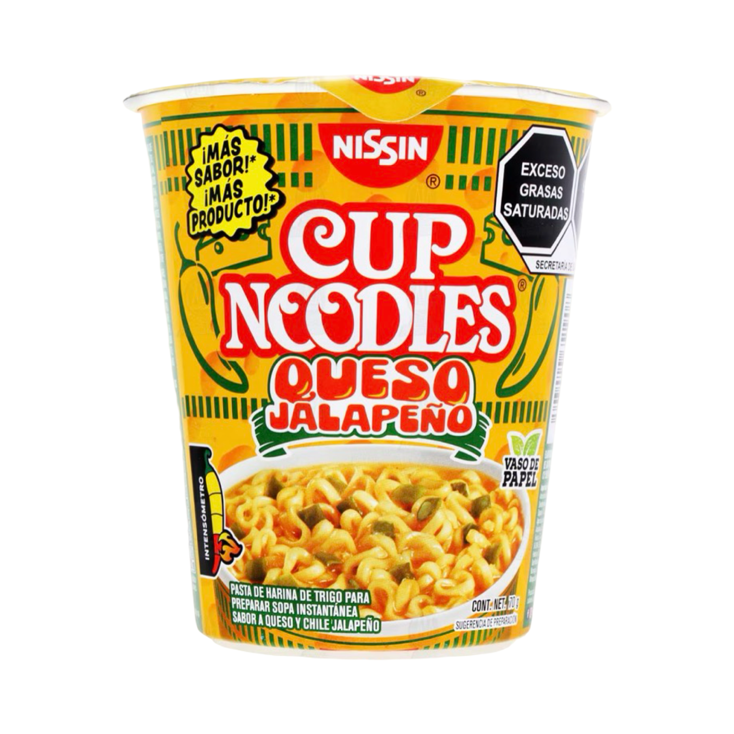 Cup Noodles Queso Jalapeño (70g)