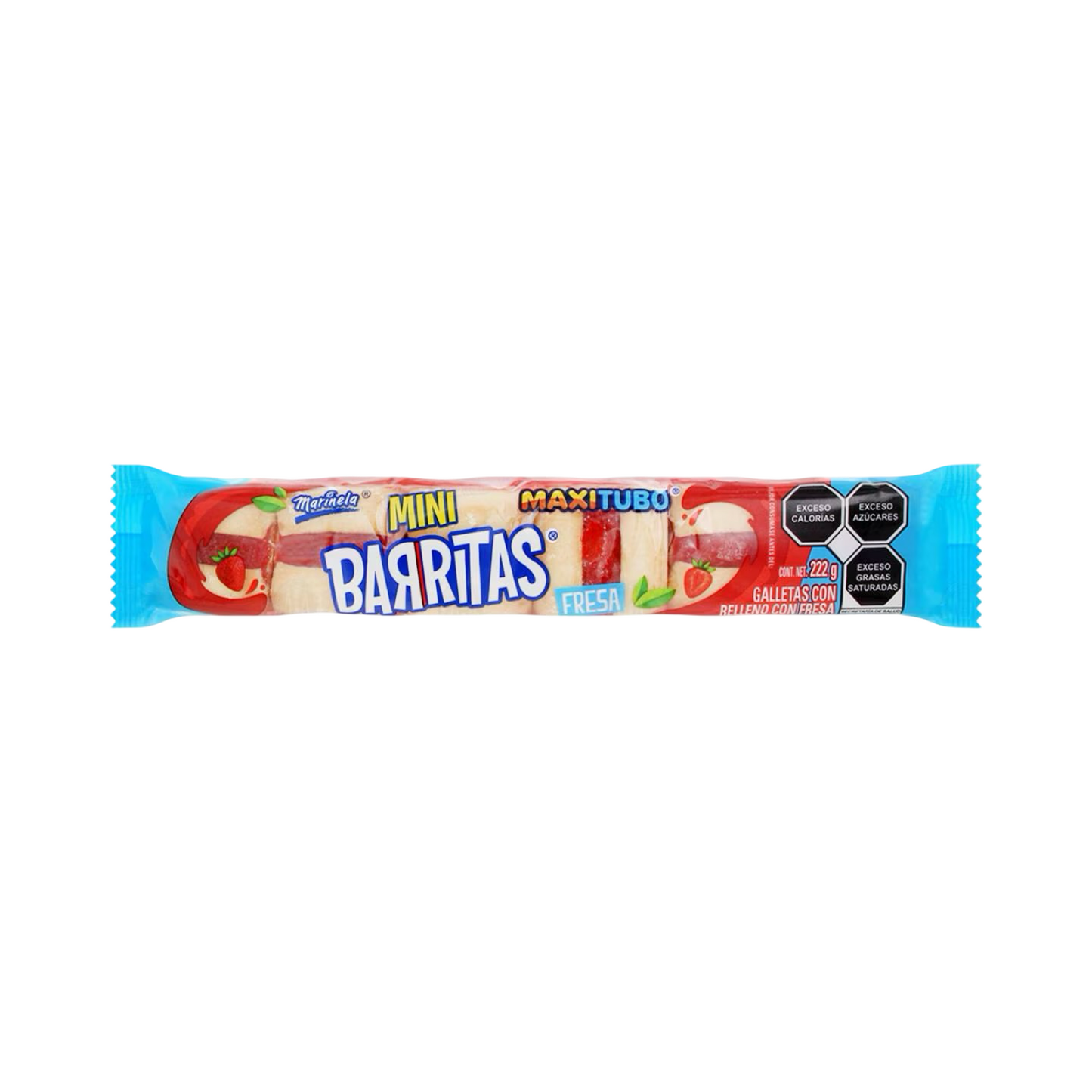 Barrita Maxi Tubo Fresa (222g)