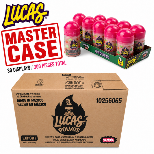 Lucas Baby Polvo Sandia Master Case (30x10pc)