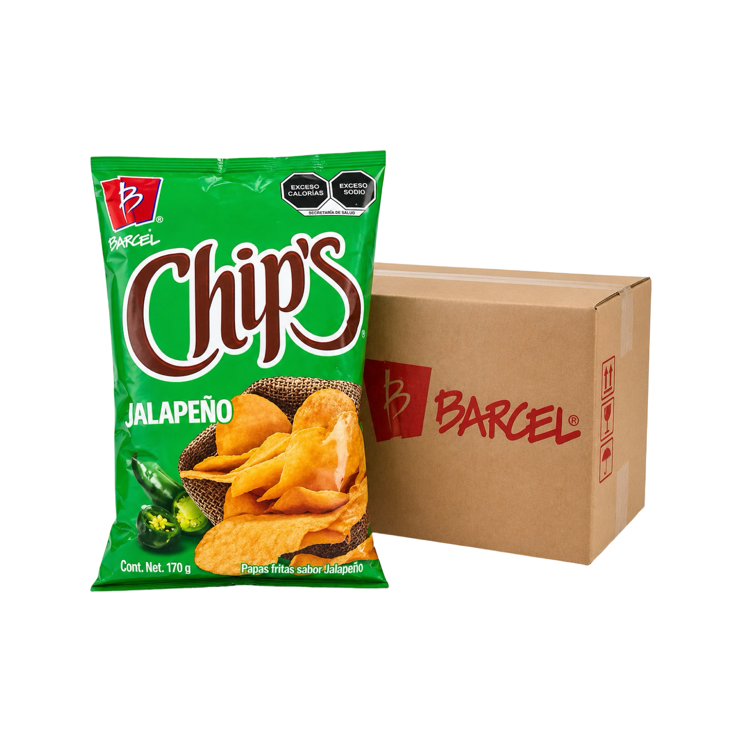 Chips Jalapeño (170g) 12pc