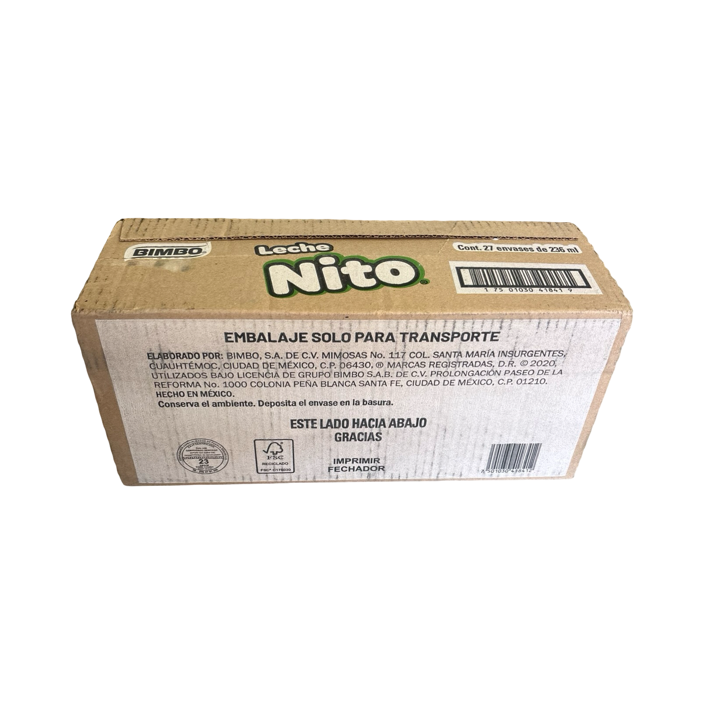 Leche Nito 27pc (236ml)