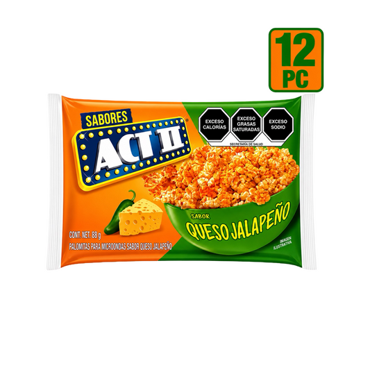 ACT II Queso Jalapeño (88g) 12pc