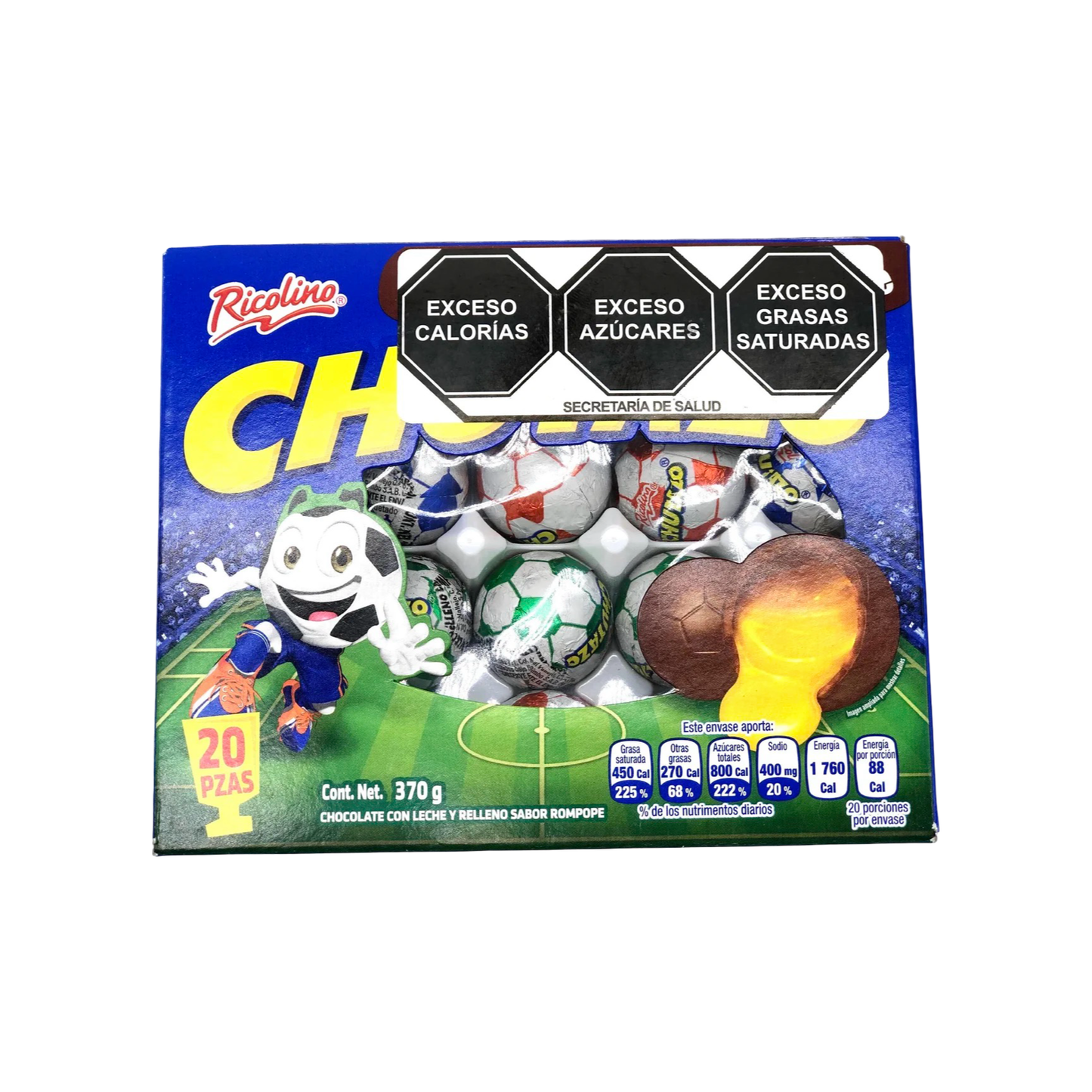 Ricolino Chutazo 20pc
