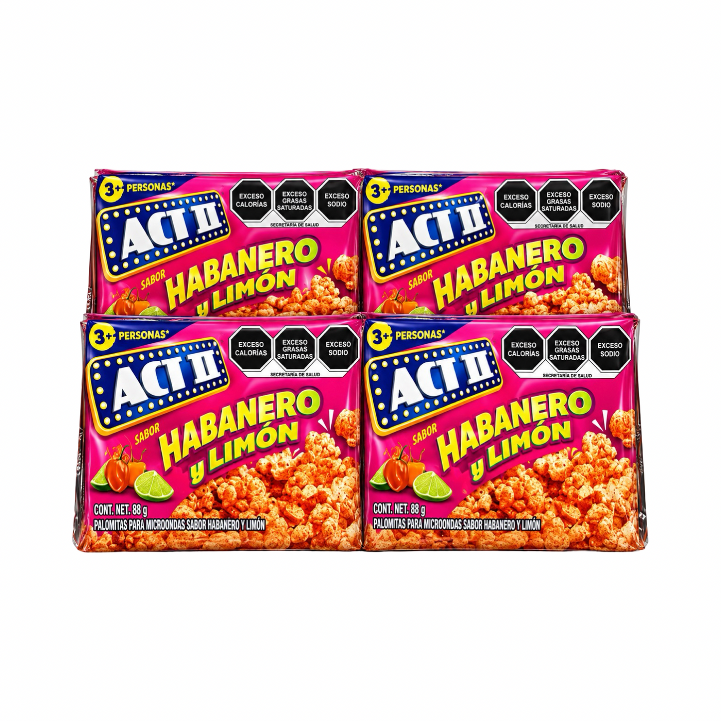 Act Habanero y Limon 4pc
